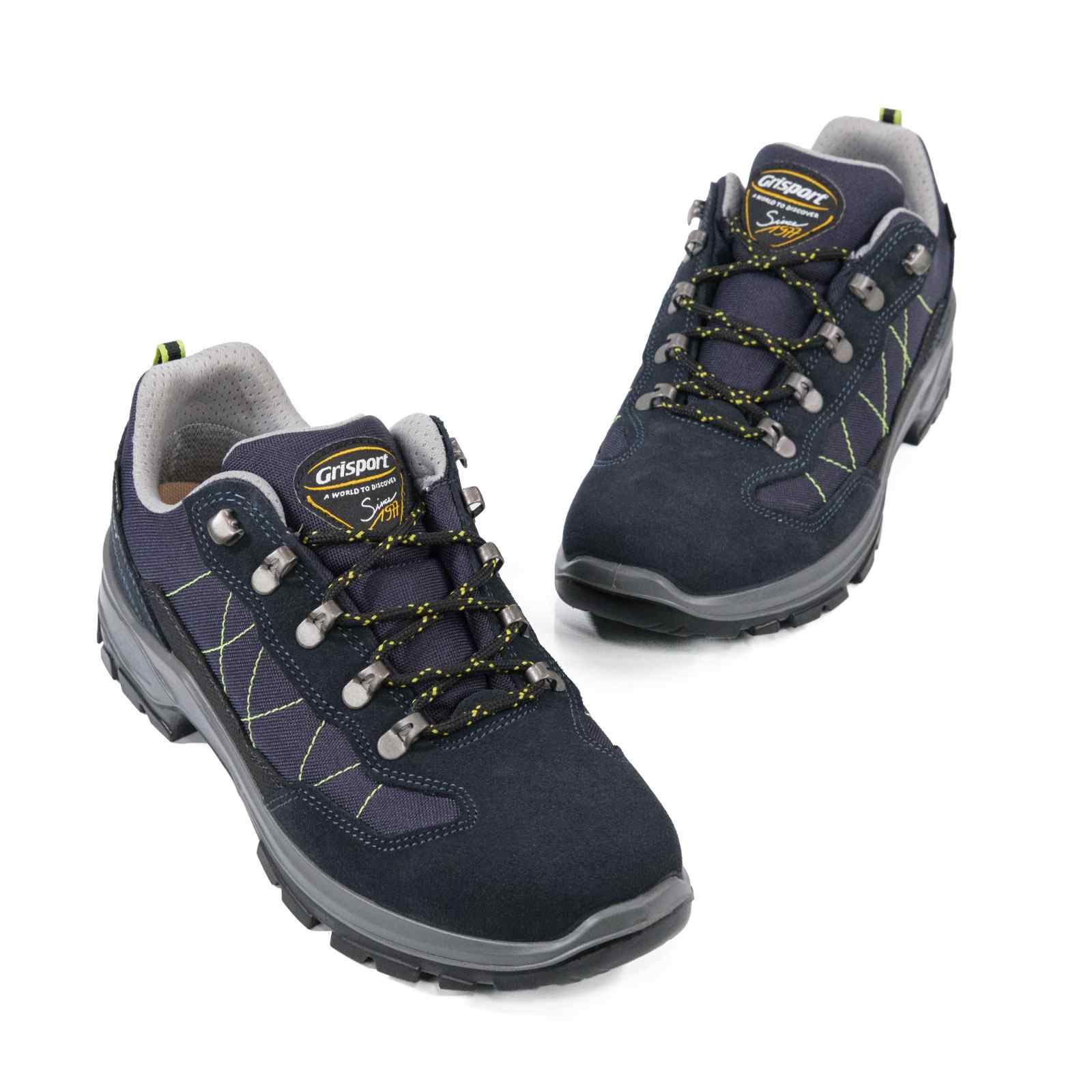 Gritex Men's Low Ankle Hiking Shoes Dark Navy Blue - Image 2