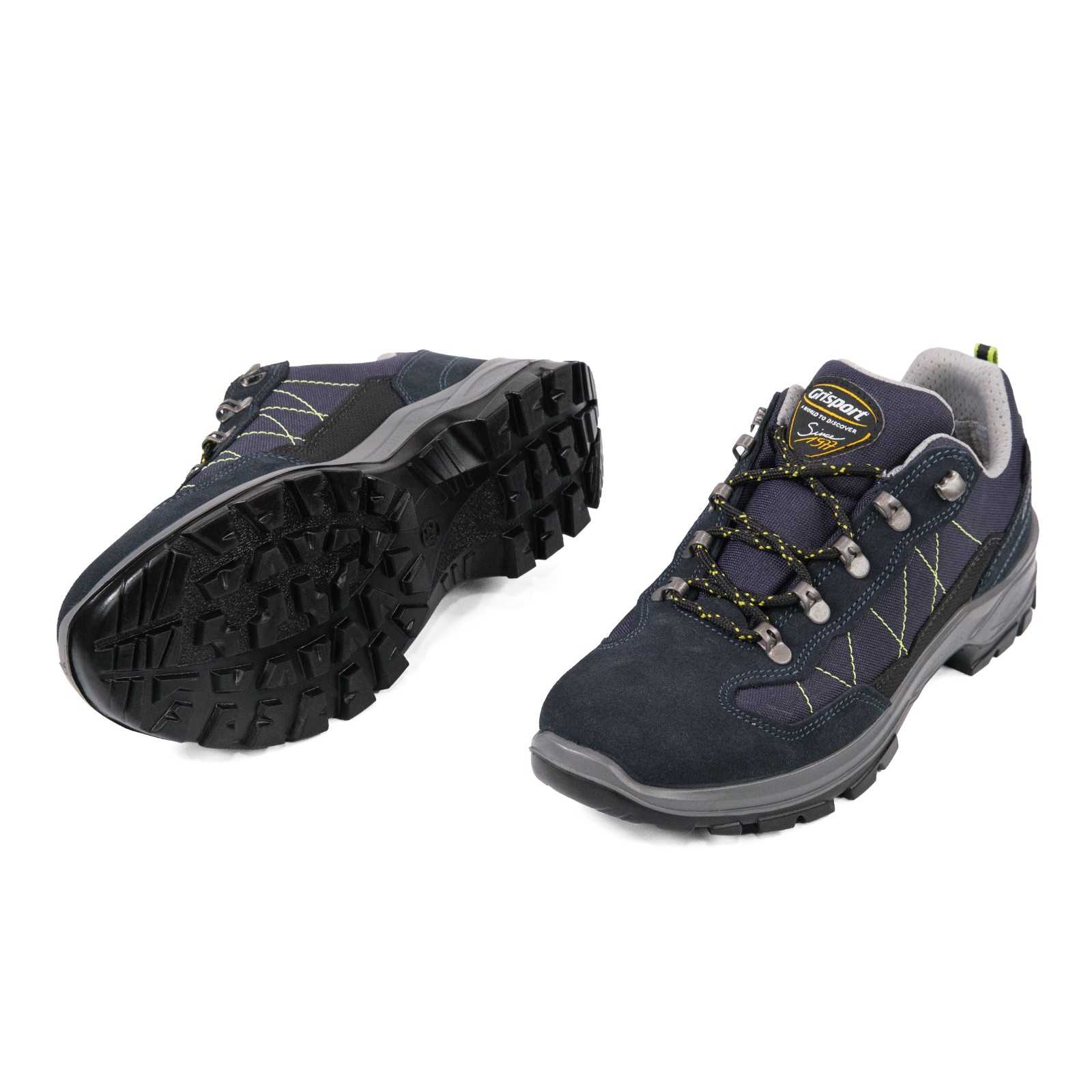 Gritex Men's Low Ankle Hiking Shoes Dark Navy Blue - Image 3