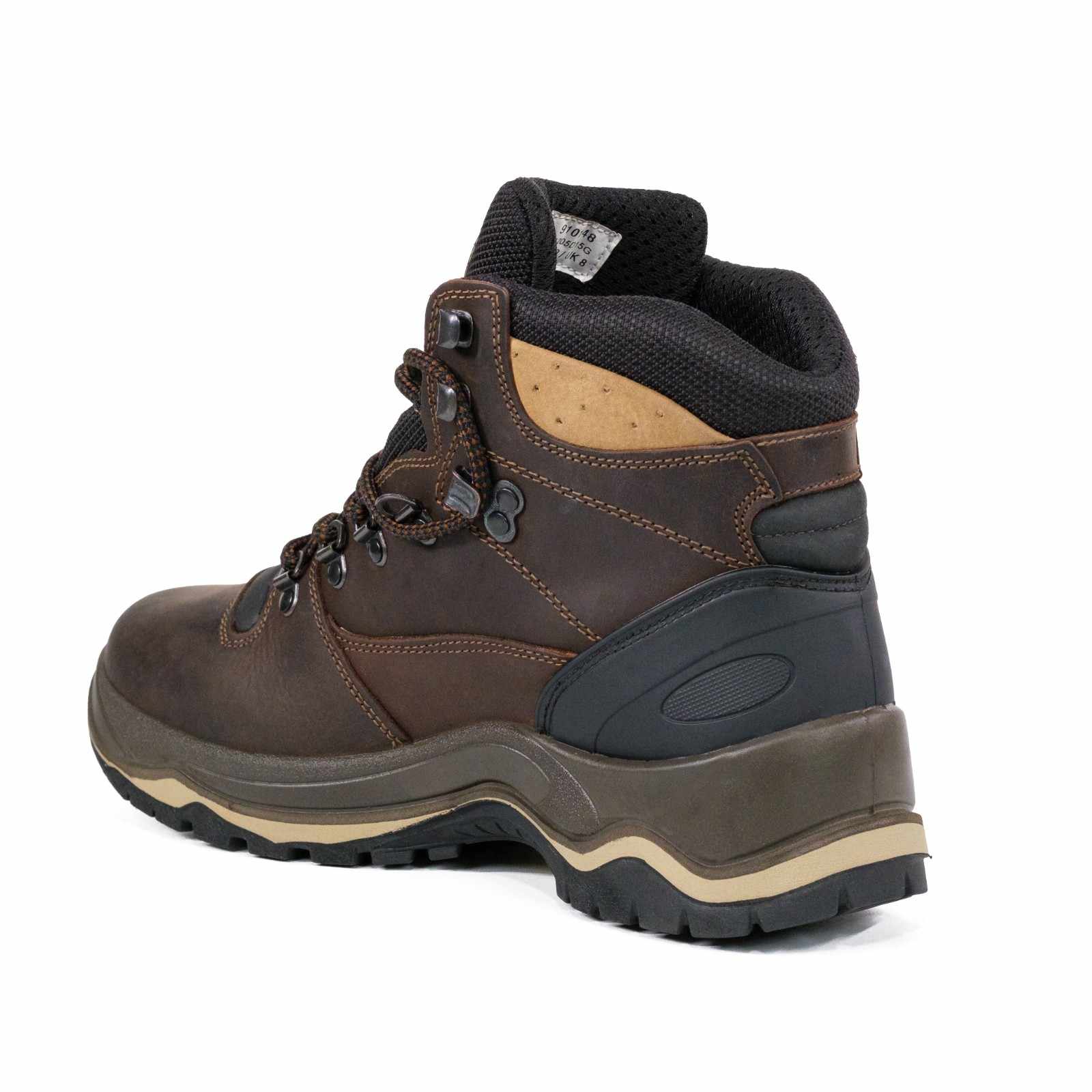 Gritex Men's Mid Ankle Trekking Shoes Brown - Image 3