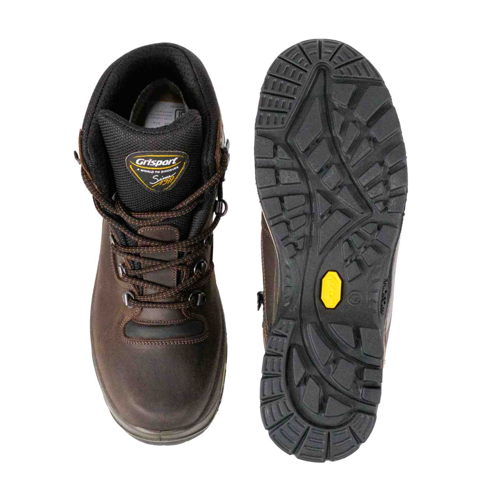 Gritex Men's Mid Ankle Trekking Shoes Brown - Image 5