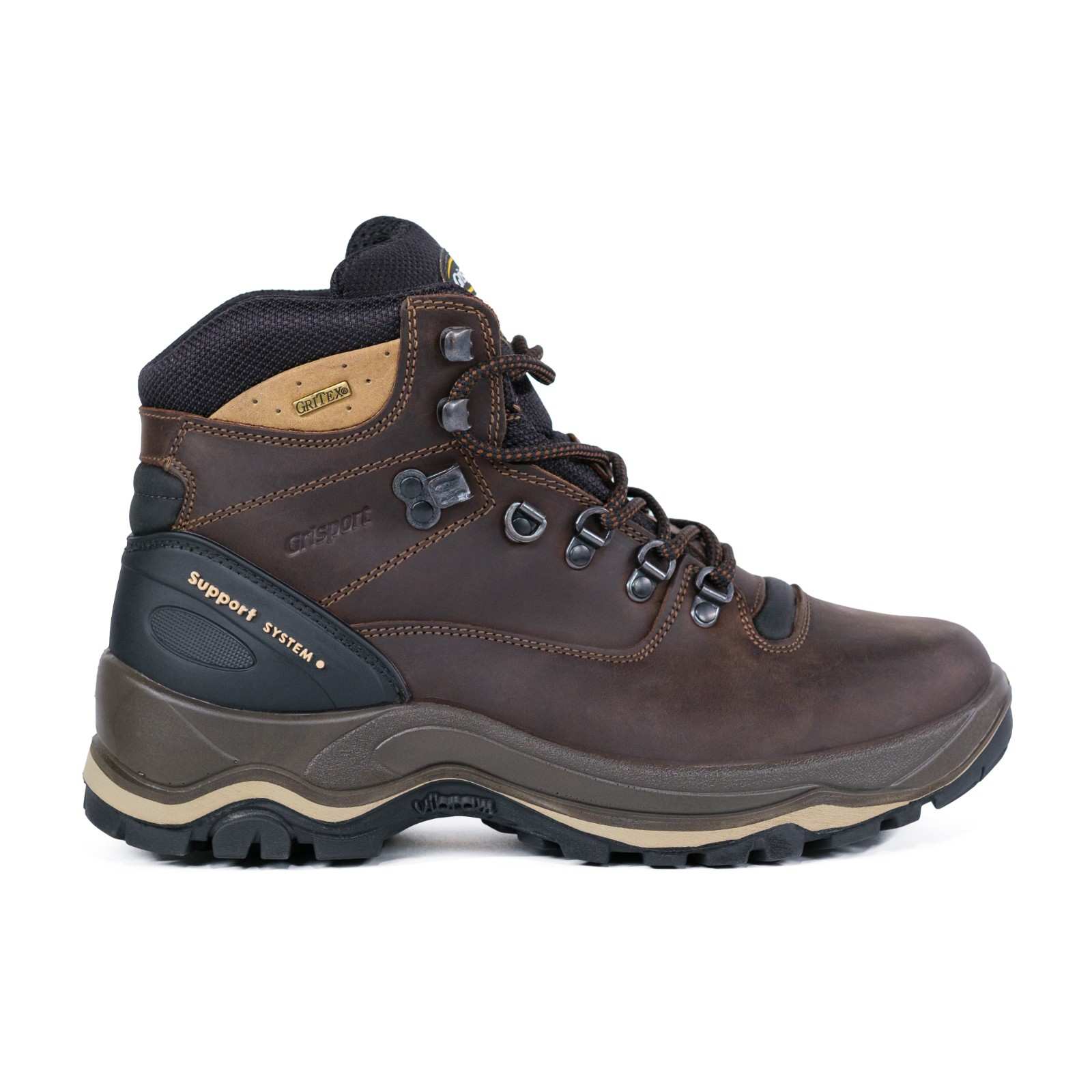 Gritex Men's Mid Ankle Trekking Shoes Brown