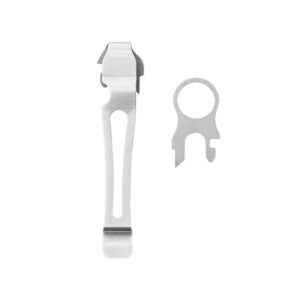 Leatherman Pocket Clip and Lanyard Ring Silver
