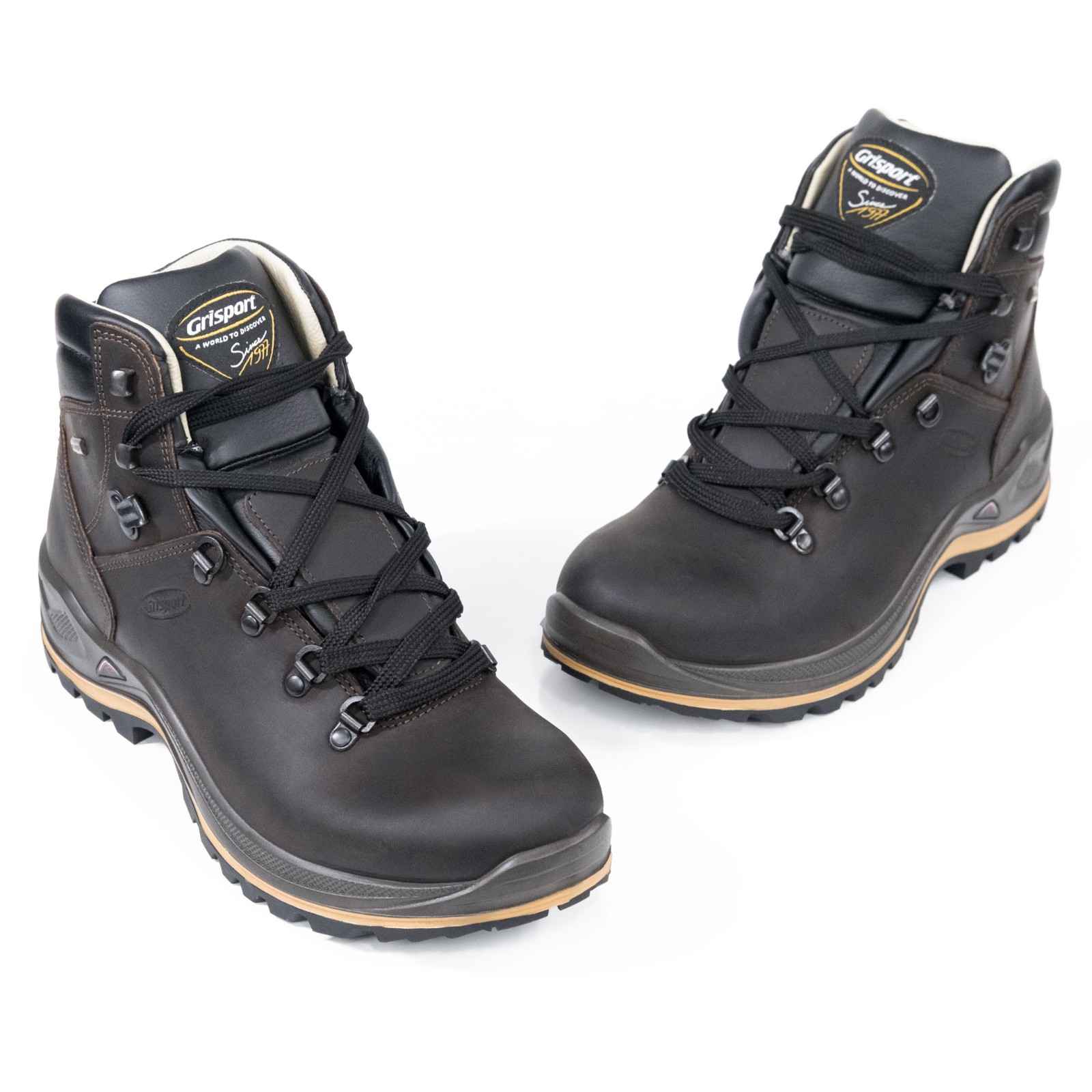 Sportex Men's Mid Ankle Altitude Shoes Brown - Image 2