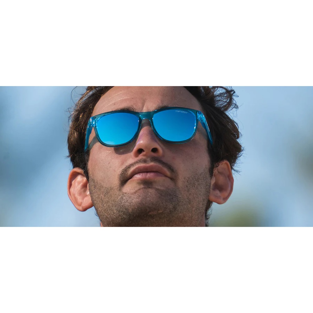 Tifosi Swank, Crystal Sky Blue, Smoke Bright Blue - Image 6